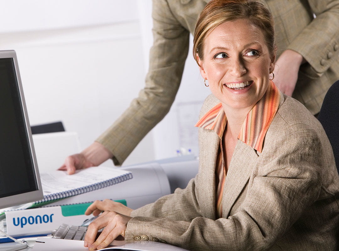 uponor kontorbyggeri godt indeklima arbejdsklima stor